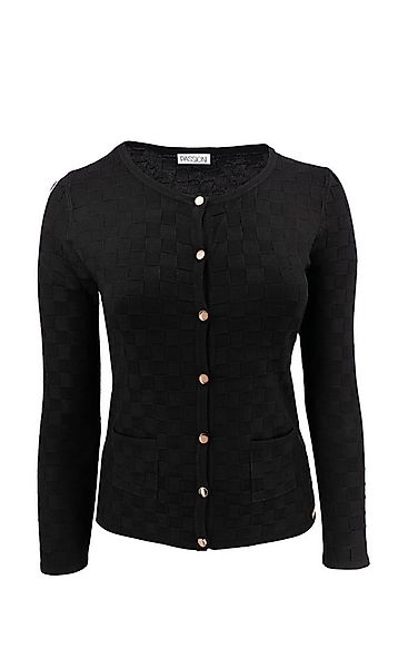 Passioni Cardigan Twinset im Schachbrettmuster günstig online kaufen