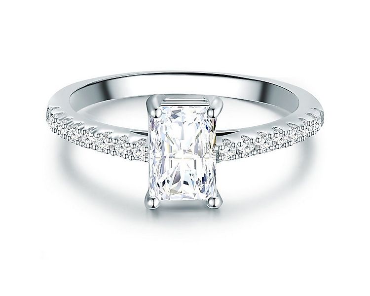 Trilani Silberring silber, mit Zirkonia im Brillant-Look günstig online kaufen