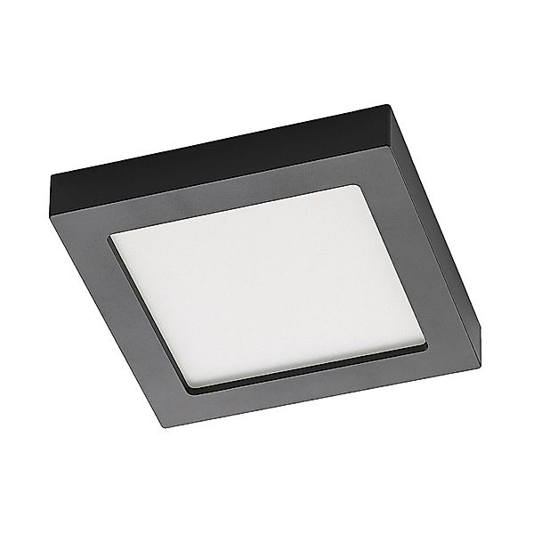 PRIOS LED Deckenleuchte Alette 9917079 Modern in Schwarz aus Aluminium 1-fl günstig online kaufen