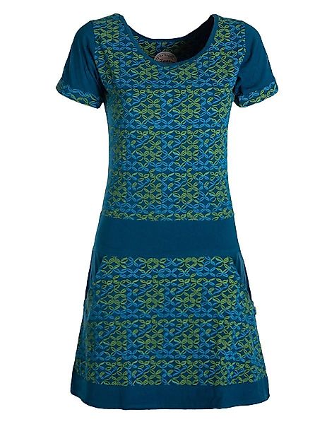 Vishes Tunikakleid Damen Longshirt-Kleid kurzarm Mini-Kleid günstig online kaufen