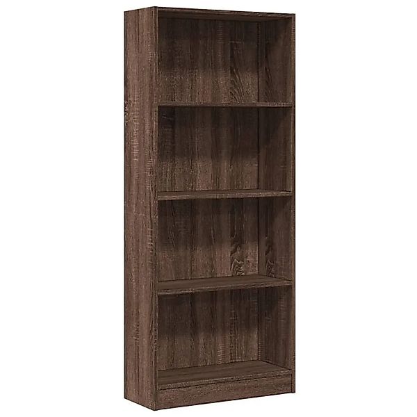 vidaXL Bücherregal Braun Eichen-Optik 60x24x143 cm Holzwerkstoff 857818 günstig online kaufen