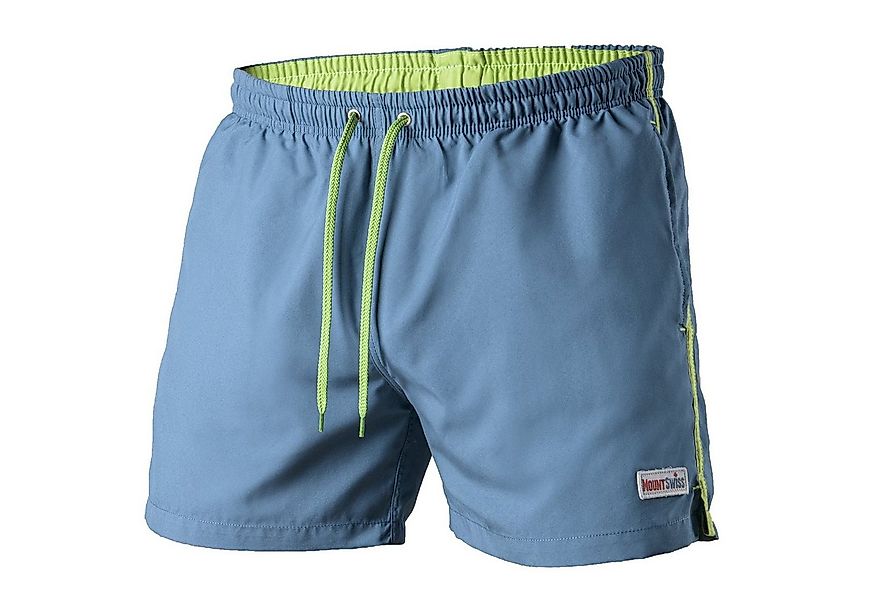 Mount Swiss Badeshorts Mount Swiss Männer Badehose DARIO mit seitlichen Tas günstig online kaufen