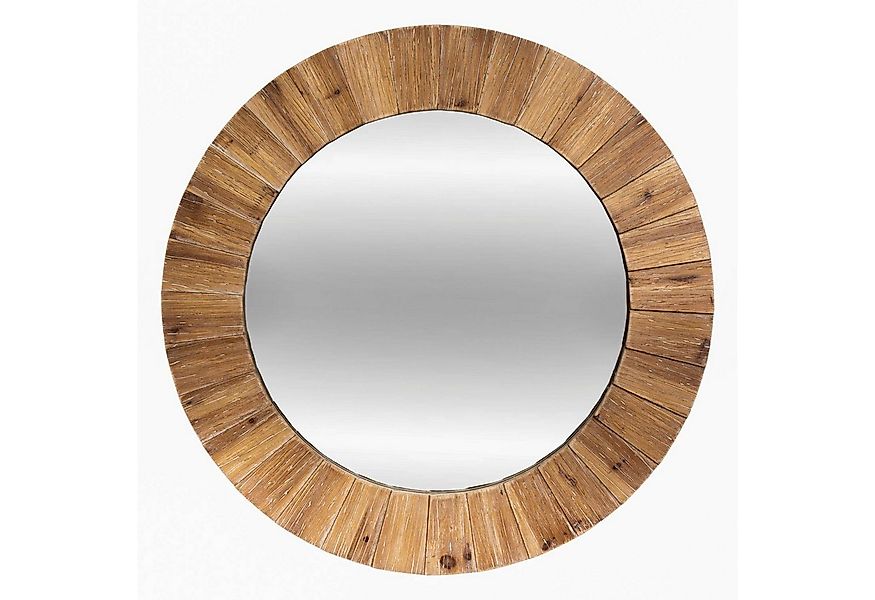 Atmosphera Créateur d'intérieur Wandspiegel Dekospiegel mit Holzrahmen, Tan günstig online kaufen
