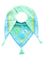 Zwillingsherz Modetuch "Flower Love", mit Tasseln günstig online kaufen
