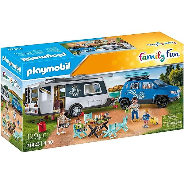 Playmobil® 71423 Wohnwagen mit Auto Konstruktions-Spielset günstig online kaufen