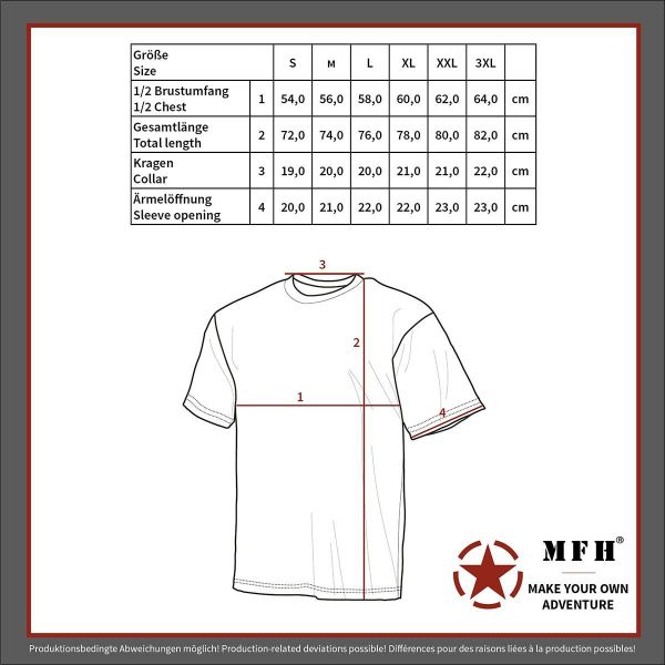 MFH T-Shirt MFH US T-Shirt, halbarm, günstig online kaufen