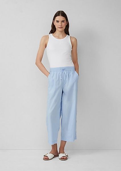s.Oliver 3/4-Hose Leichte Culotte aus Baumwollmix im Relaxed Fit günstig online kaufen