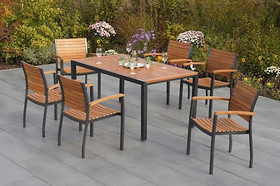 MERXX Garten-Essgruppe »Santorin« 7 Stk. tlg. günstig online kaufen