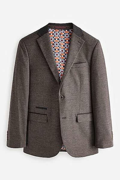 Next Baukastensakko Tailored Fit Anzugsakko mit Struktur und Besatz (1-tlg) günstig online kaufen