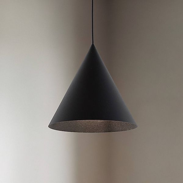 Hängeleuchte Cono, einflammig, Ø 25 cm, schwarz günstig online kaufen