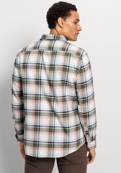 OLYMP Langarmhemd Casual im Karodessin, Brusttasche günstig online kaufen