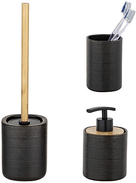 SCHÖNER WOHNEN-Kollektion Badaccessoire-Set »Zena«, Set, 3 günstig online kaufen