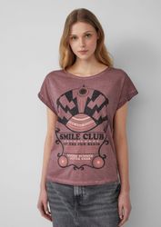 QS Kurzarmshirt T-Shirt Gewaschenes T-Shirt mit günstig online kaufen