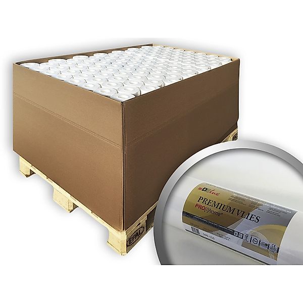 PROFHOME Renoviervlies PremiumVlies 150 g Profi-malervlies Weiß 1 Palette m günstig online kaufen