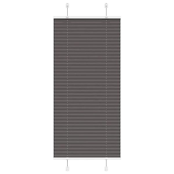 vidaXL Plissee Schwarz 65x150 cm Stoffbreite 64,4 cm Polyester 4015136 günstig online kaufen