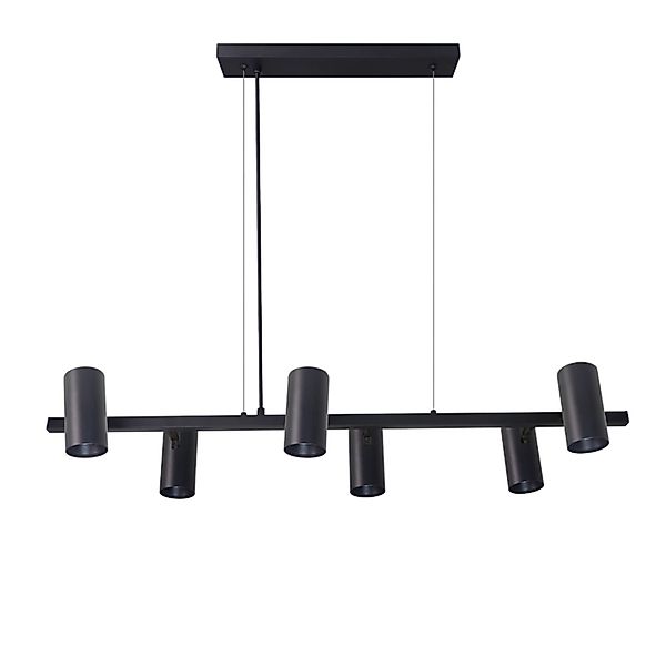 ENOVALITE Moderne Pendelleuchte 6-Flammig GU10 Hängelampe Spotleiste Hängel günstig online kaufen