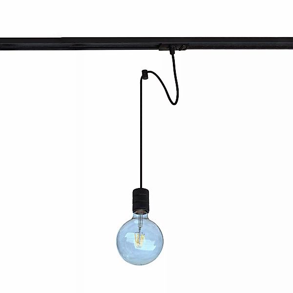 Lindby Pendellampe Linaro, Ø 4,6 cm, schwarz, 1-Phasen, GU10 günstig online kaufen