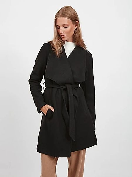 Vila Kurzmantel "VICOOLEY COLLAR BELT COAT - NOOS" günstig online kaufen