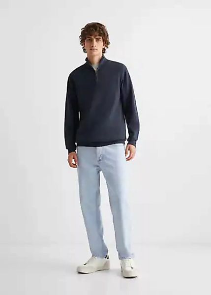 Pullover mit Zip-Kragen günstig online kaufen