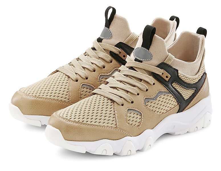 John Devin Schnürschuh Sneaker mit Mesh-Einsatz, günstig online kaufen