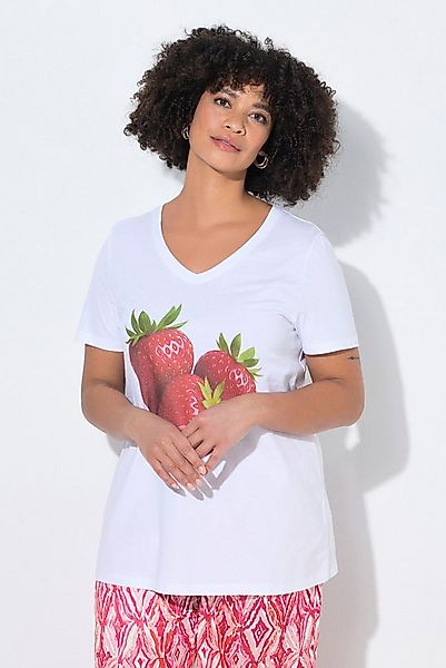 Angel of Style T-Shirt T-Shirt bequeme Passform Erdbeer-Motiv günstig online kaufen