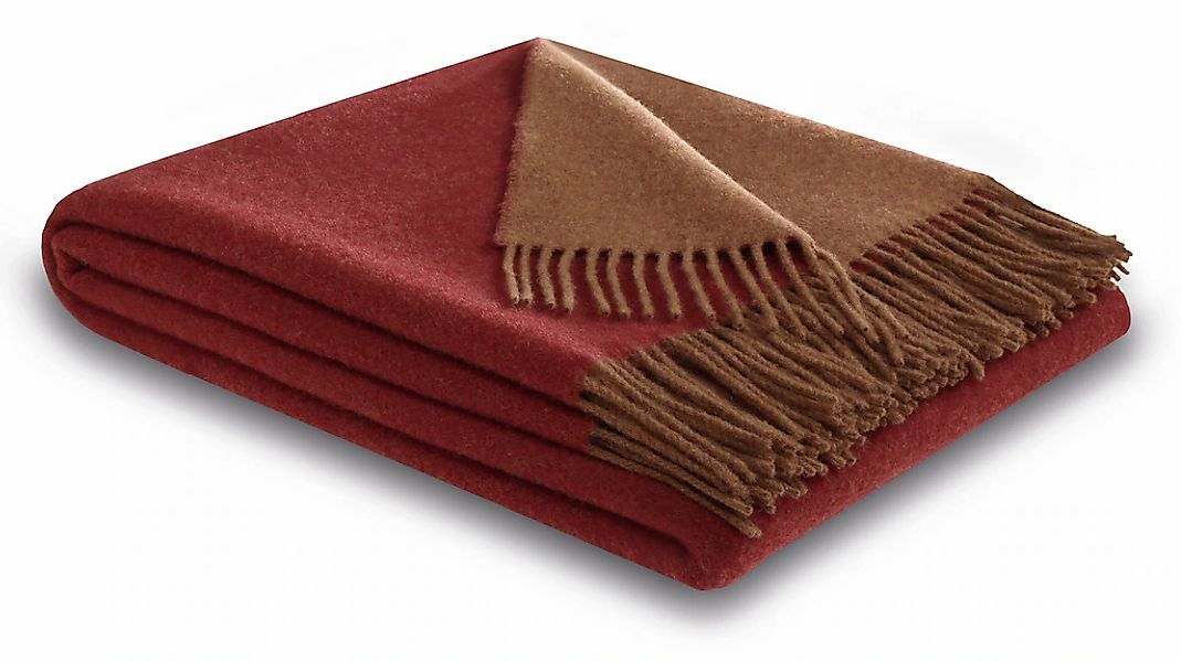 Biederlack "Soft Impression im Doubleface-Look" Wolle-Kaschmir-Mix günstig online kaufen