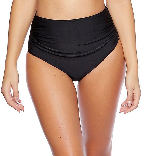 Badekönig Badeslip (1 St. High Waist Badehose) Schwarz, Raffung im Vorderbe günstig online kaufen