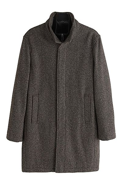 Next Wollmantel Mantel mit Mock-Weste und Trichterkragen (1-tlg) günstig online kaufen