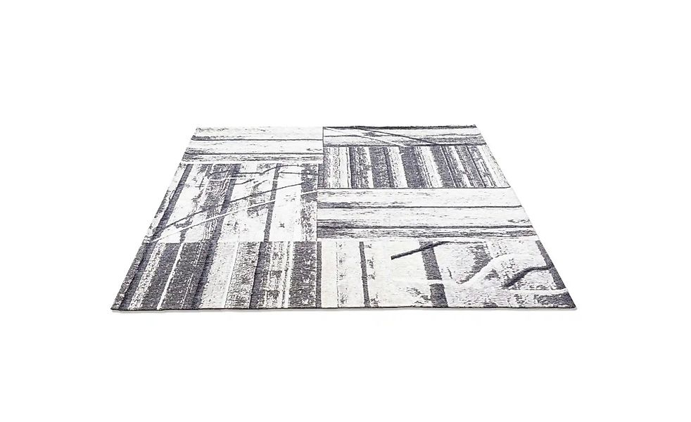 SANSIBAR Sylt Webteppich  Keitum ¦ grau ¦ Baumwolle ¦ Maße (cm): B: 80 H: 0 günstig online kaufen