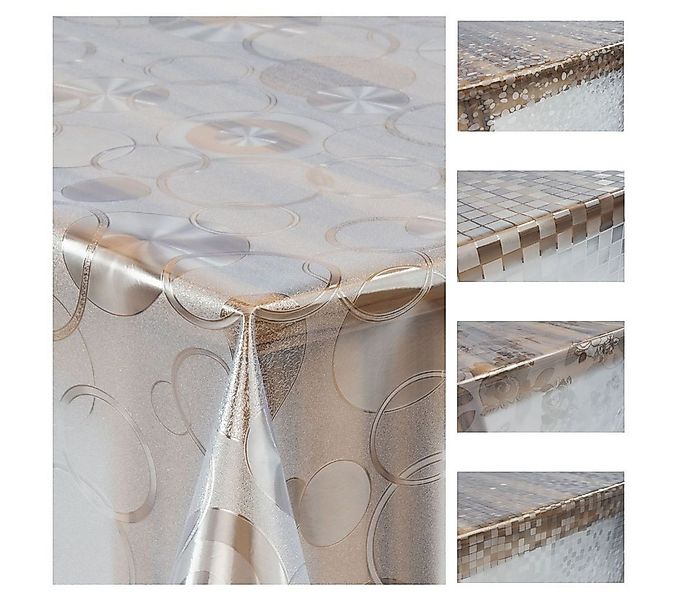 laro Tischdecke Laro Premium Line 0,3mm weich transparente Muster Tischdeck günstig online kaufen