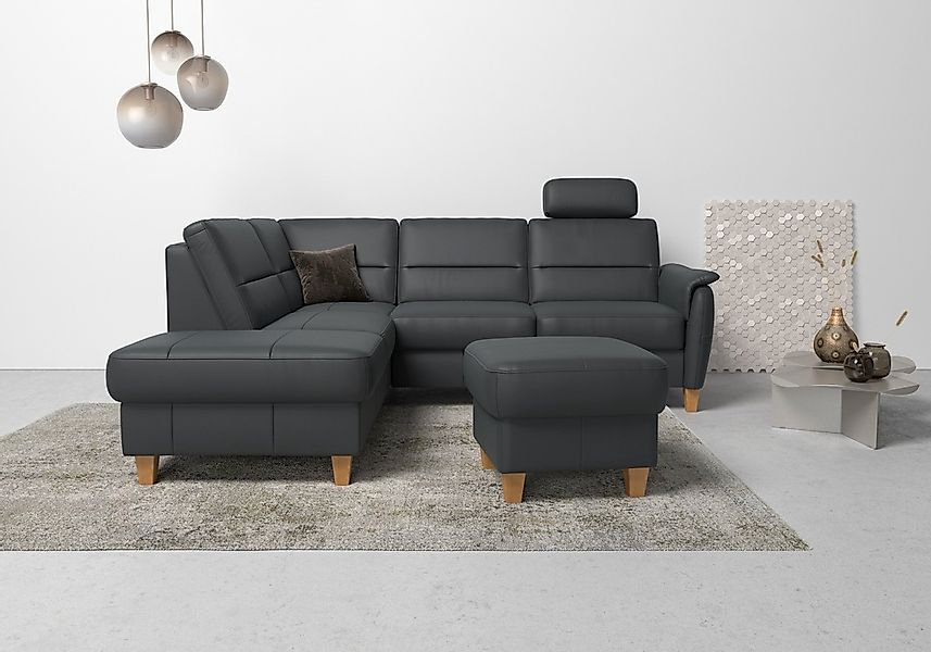 Home affaire Ecksofa "Palmera L-Form, B: 236 cm" optional Bettfunktion & Be günstig online kaufen