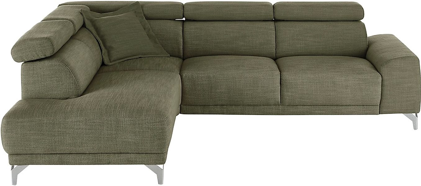 3C Candy Ecksofa »Greve Sofa immer mit manuelle Kopfteilverstellungen, mode günstig online kaufen