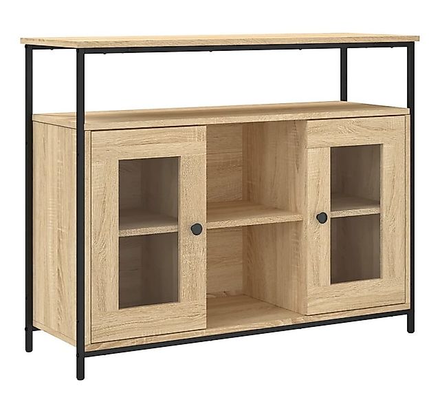 vidaXL Sideboard Sideboard Sonoma-Eiche 100x35x80 cm Holzwerkstoff (1 St) günstig online kaufen