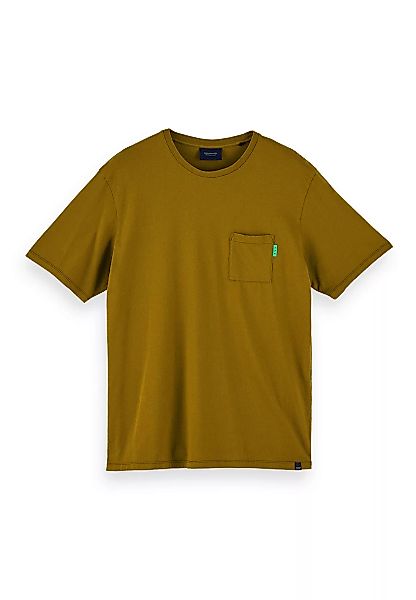 Scotch & Soda T-Shirt Men FABRIC DYED POCKET TEE 156807 Khaki 0154 günstig online kaufen
