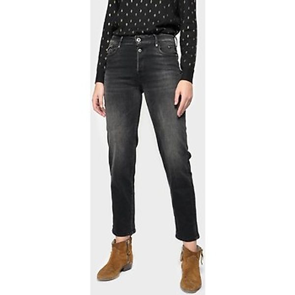 Le Temps des Cerises  Jeans Basic 400/18 mom hohe Taille Jeans schwarz Nr. günstig online kaufen
