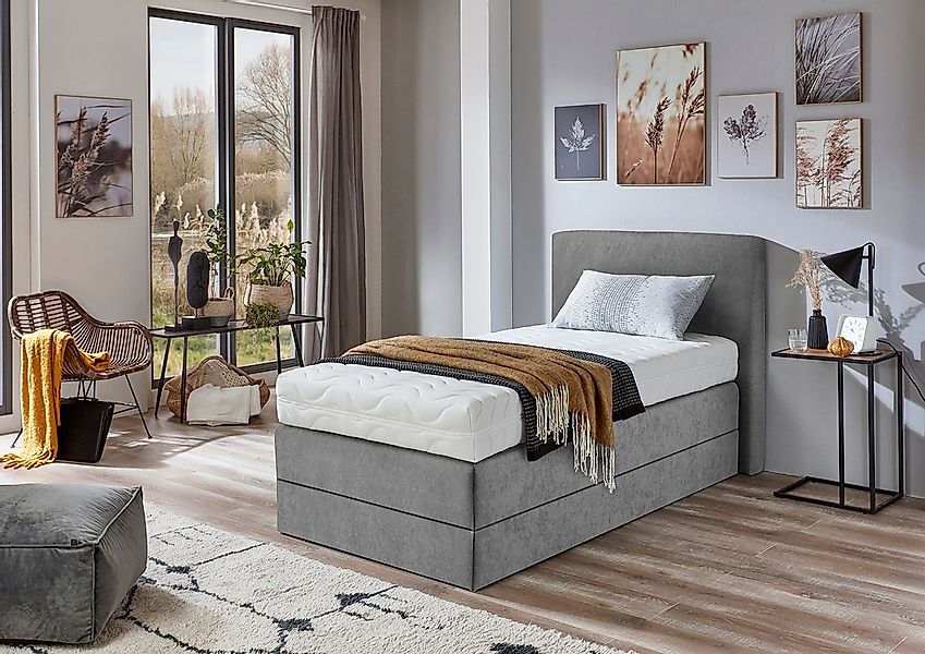 Westfalia Schlafkomfort Boxspringbett, wahlweise mit Kaltschaum-Topper und günstig online kaufen