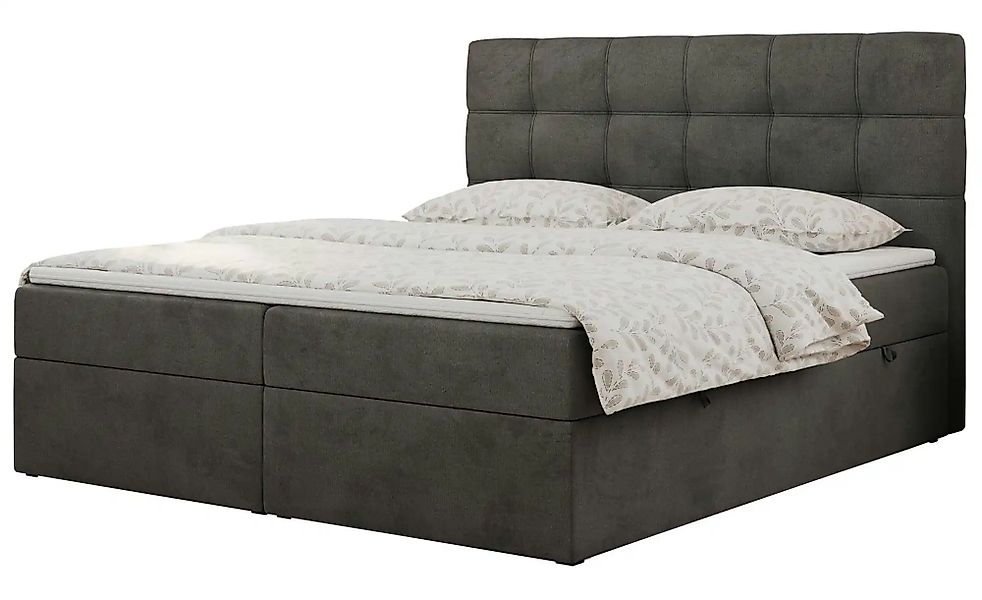 Boxbett mit Bettkasten Erni ¦ grau ¦ Maße (cm): H: 110 Betten > Komfortbett günstig online kaufen