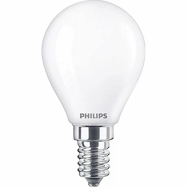 Philips LED-Leuchtmittel E14 Tropfenform 4,3 W 470 lm 8 x 4,5 cm (H x Ø) günstig online kaufen