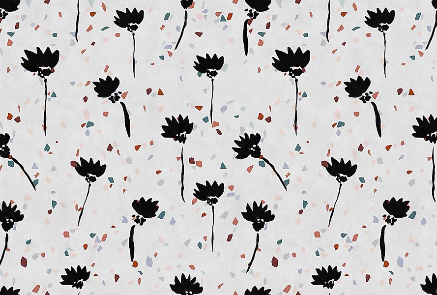 living walls Fototapete "Walls by Patel Terrazzo 2" glatt Vlies, Wand, Schr günstig online kaufen