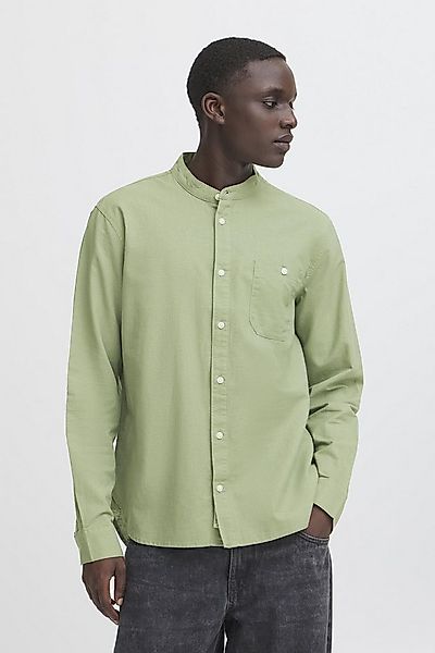 Blend Leinenhemd BHBAY Stilvolles Langarmhemd aus Leinenmix mit Brusttasche günstig online kaufen