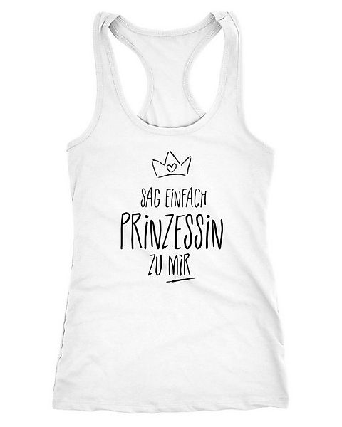 MoonWorks Tanktop Damen Tanktop Sag einfach Prinzessin zu mir Spruch Shirt günstig online kaufen