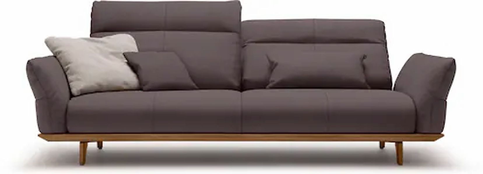 Creation BY ROLF BENZ 3,5-Sitzer »CR.460«, Sockel und Füße in Nussbaum, Bre günstig online kaufen