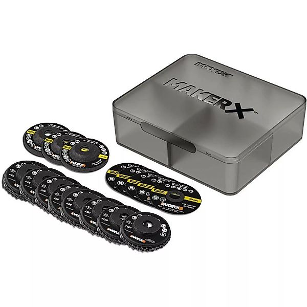 Worx MakerX Zubehör-Set WA7213 16-teilig für Mini-Winkelschleifer WX741.9 günstig online kaufen