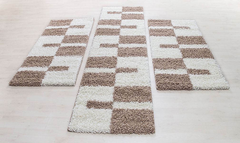 Carpettex Hochflor-Bettumrandung Unicolor - Einfarbig, Höhe günstig online kaufen