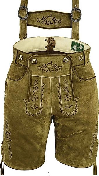 Fuente Leather Wears Trachtenlederhose Trachten Lederhose Kurz, Herren Velo günstig online kaufen