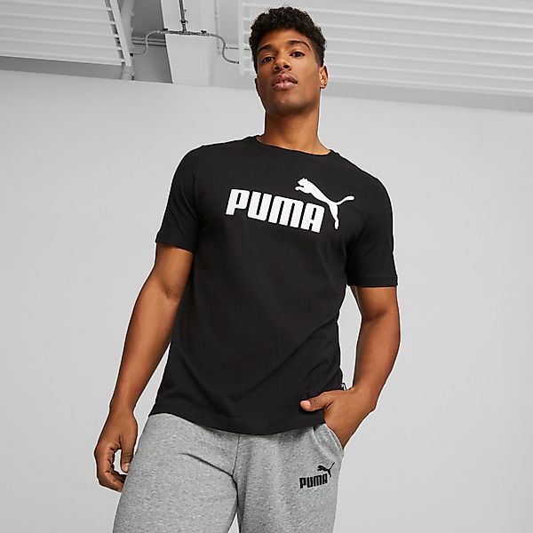 PUMA T-Shirt Essentials Logo (100% Baumwolle) günstig online kaufen