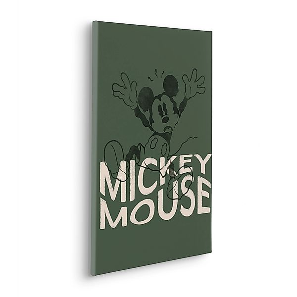 Komar Keilrahmenbild Disney Mickey Mouse Wavy Grün günstig online kaufen