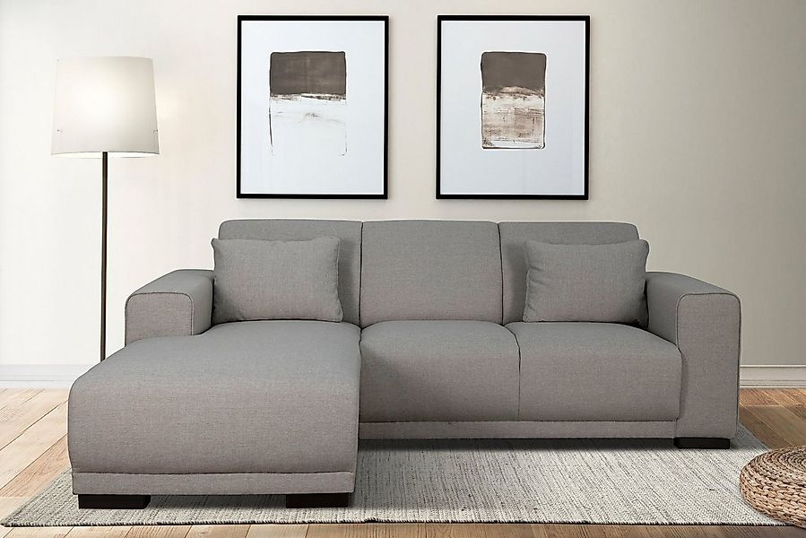 Home affaire Ecksofa "Bornholm inkl. 2 Kissen, Stellmaße 234x162 cm L-Form" günstig online kaufen