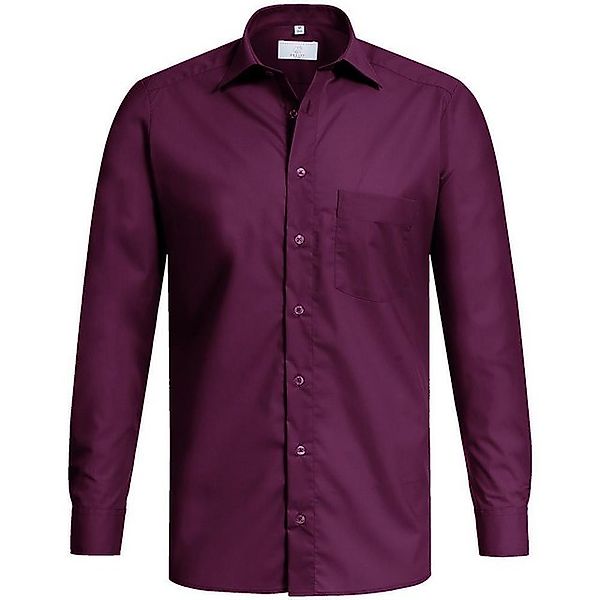 GREIFF Langarmhemd Greiff Corporate Hemd BASIC Herren OEKO TEX® Brombeere günstig online kaufen