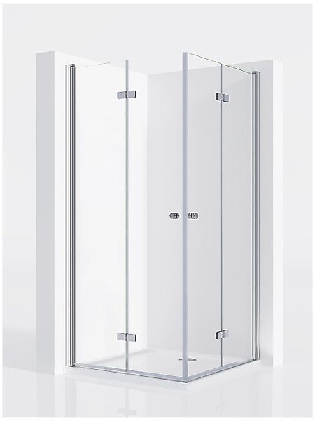 IMPTS Eckdusche Duschkabine Komplett Dusche 70-120cm günstig online kaufen